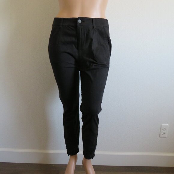 LANE BRYANT Jeans Women Mid Rise Skinny with Lace Detail Black Plus Size 20 NWT - Picture 3 of 4